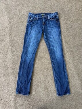 Lucky Brand Women's Skinny Jeans - Dark Blue Wash